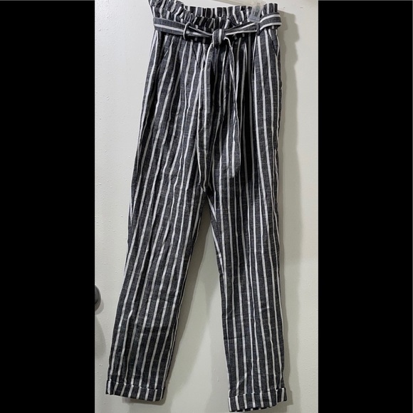 NWT - Iris Black and White Striped Trousers - Picture 4 of 12